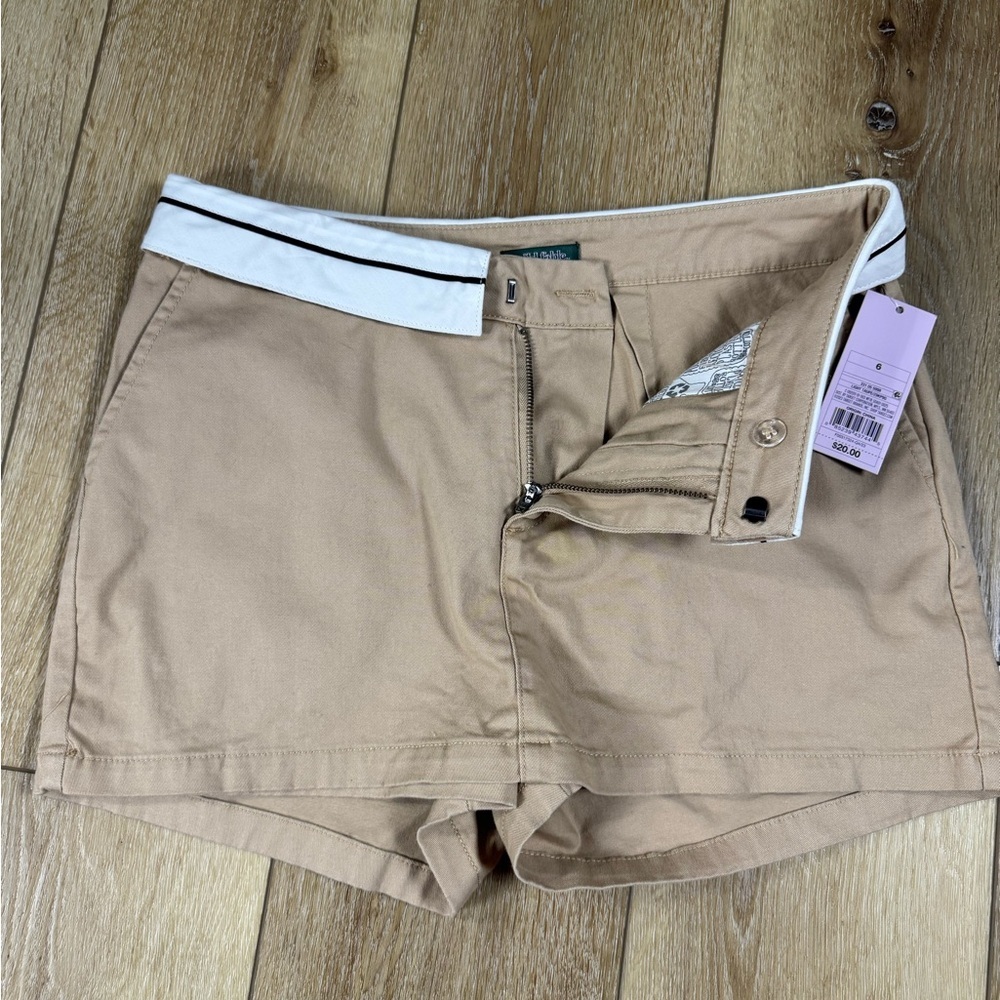 Wild Fable Fold Over Waistband Khaki Skort Women’s Size 6 - Picture 5 of 10